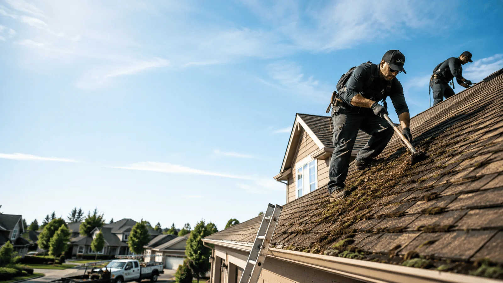 Roof Moss Removal in Lindale, TX near me